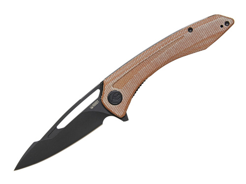 Zavírací nůž Kubey KU345E Merced Tan Micarta